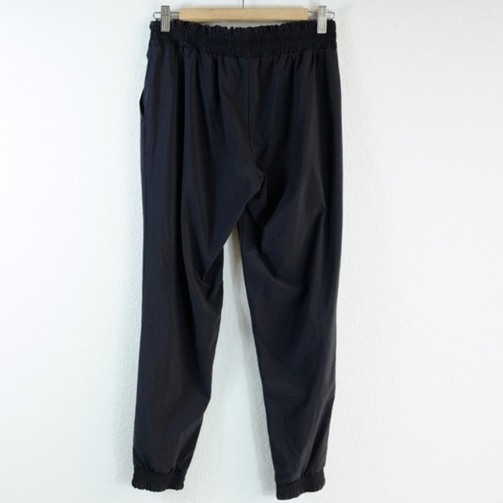 Athleta Aliso Pant Jogger Sz 4 Black‎ Pull On Elastic Waist Cuffed Pockets - Picture 6 of 11